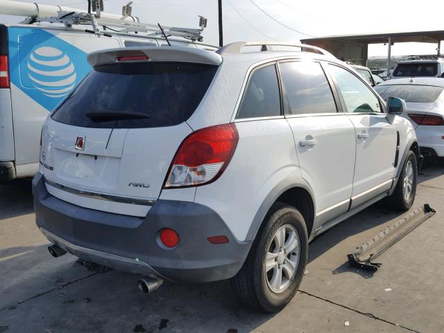 3GSDL43N68S525242 - 2008 SATURN VUE XE WHITE photo 4