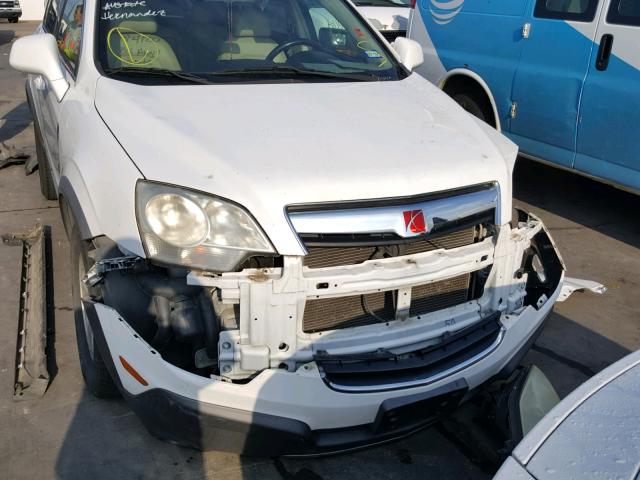 3GSDL43N68S525242 - 2008 SATURN VUE XE WHITE photo 9