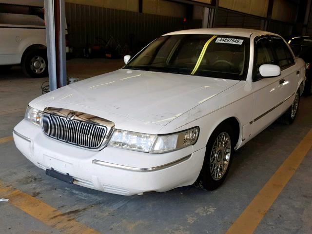 2MEFM75W2WX621544 - 1998 MERCURY GRAND MARQ WHITE photo 2