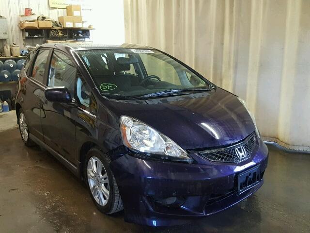 JHMGE88499S023394 - 2009 HONDA FIT SPORT PURPLE photo 1