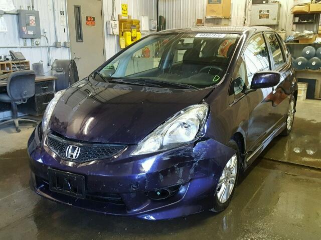 JHMGE88499S023394 - 2009 HONDA FIT SPORT PURPLE photo 2