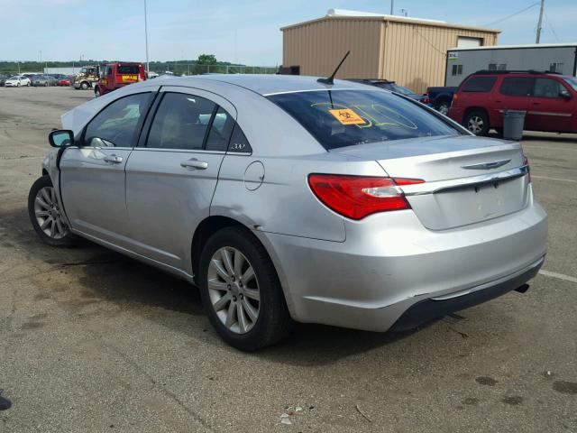 1C3CCBBB2CN164165 - 2012 CHRYSLER 200 TOURIN SILVER photo 3