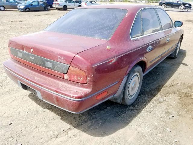 JNKNG01C9PM224220 - 1993 INFINITI Q45 MAROON photo 4