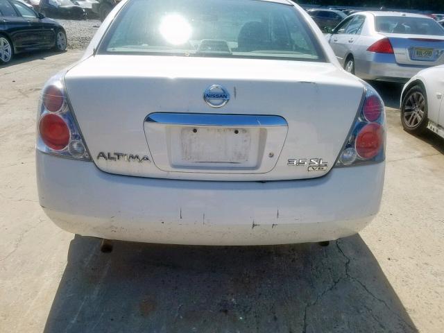 1N4BL11D46N322102 - 2006 NISSAN ALTIMA SE WHITE photo 9