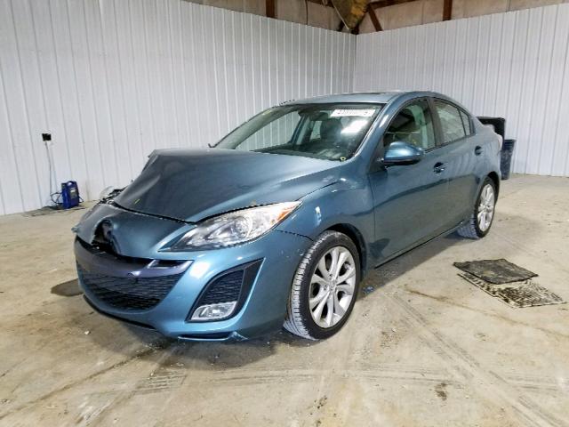 JM1BL1S56A1330218 - 2010 MAZDA 3 S TURQUOISE photo 2