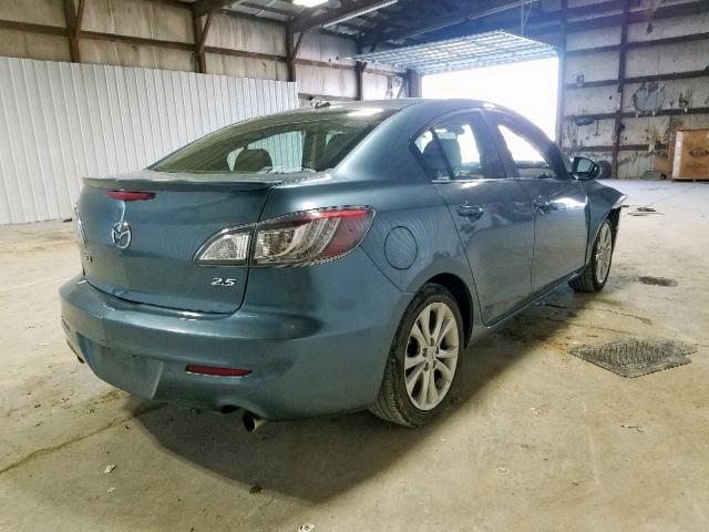 JM1BL1S56A1330218 - 2010 MAZDA 3 S TURQUOISE photo 4