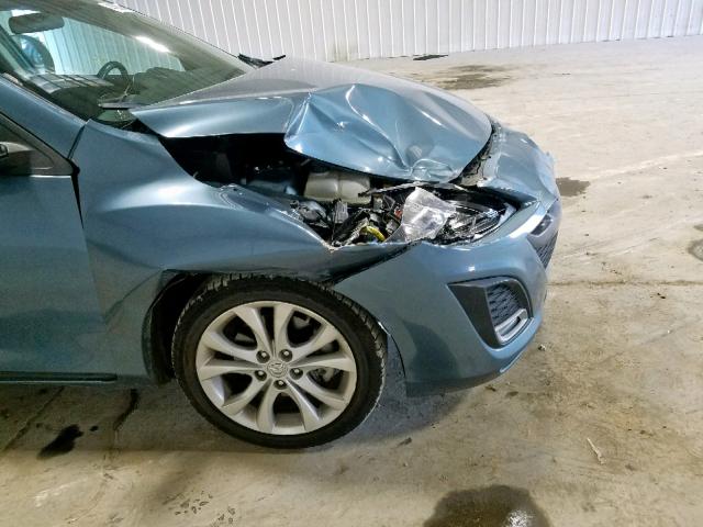 JM1BL1S56A1330218 - 2010 MAZDA 3 S TURQUOISE photo 9
