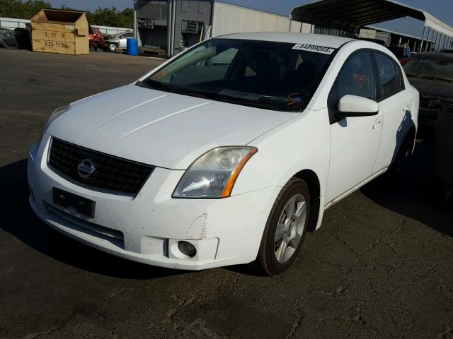 3N1AB61E88L685359 - 2008 NISSAN SENTRA 2.0 WHITE photo 2