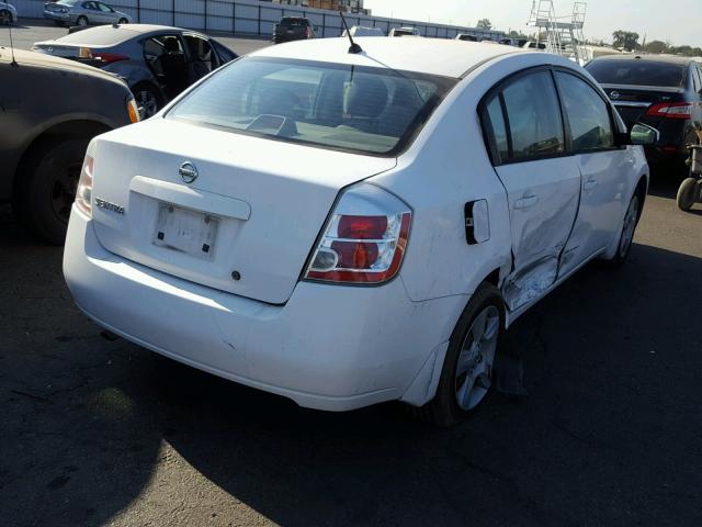 3N1AB61E88L685359 - 2008 NISSAN SENTRA 2.0 WHITE photo 4