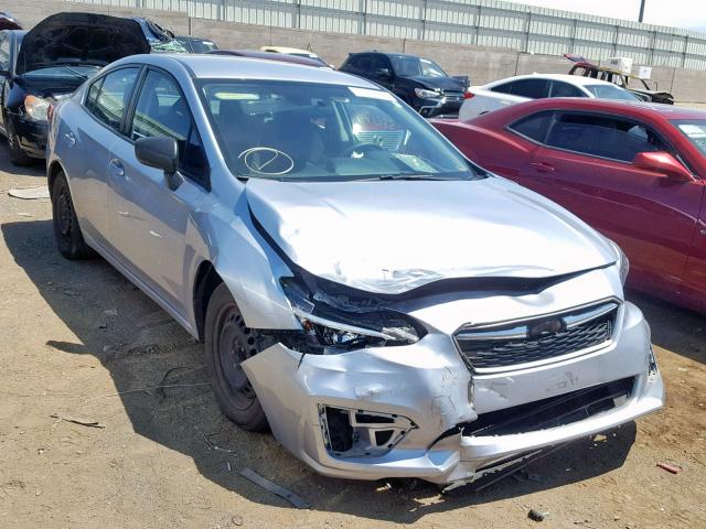 4S3GKAA69H3607364 - 2017 SUBARU IMPREZA SILVER photo 1