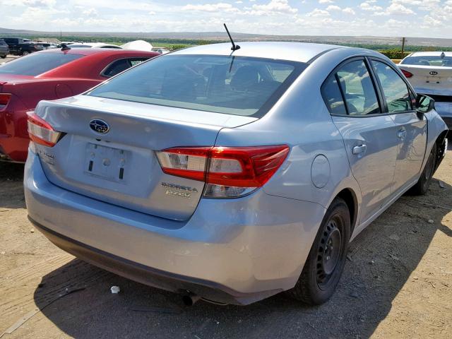 4S3GKAA69H3607364 - 2017 SUBARU IMPREZA SILVER photo 4