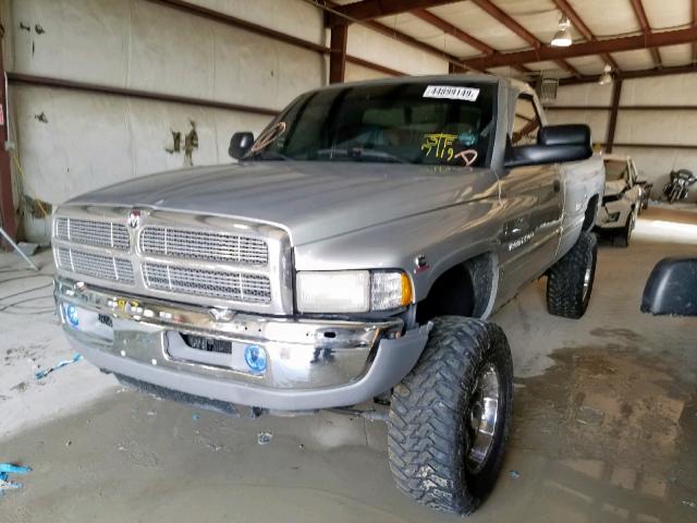 1B7KF26D4VJ611213 - 1997 DODGE RAM 2500 SILVER photo 2