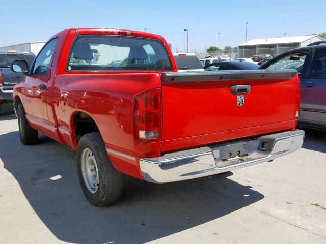 1D7HA16K66J210285 - 2006 DODGE RAM 1500 S RED photo 3