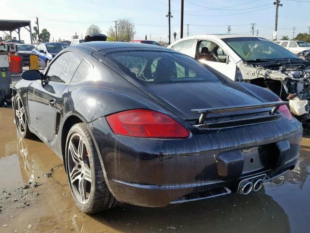 WP0AB29868U781372 - 2008 PORSCHE CAYMAN S BLACK photo 3