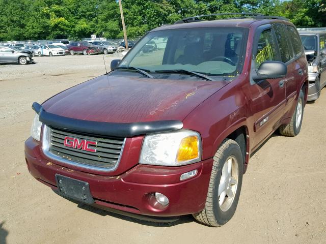 1GKDT13S042407830 - 2004 GMC ENVOY BURGUNDY photo 2