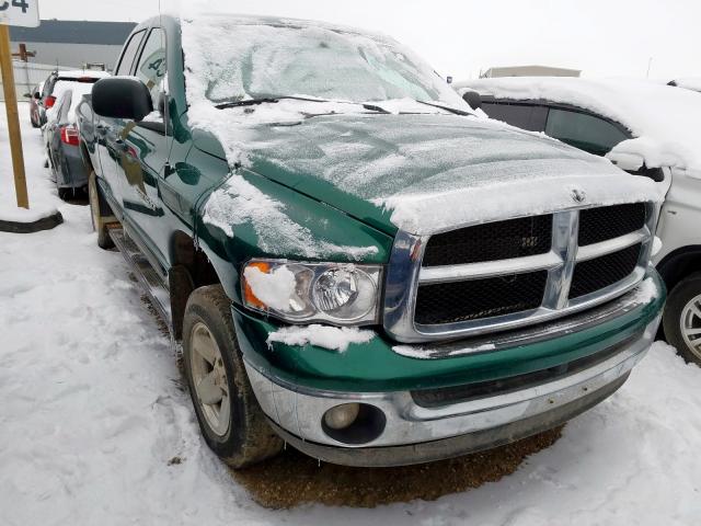 1D7HU18N63S200005 - 2003 DODGE RAM 1500 S GREEN photo 1