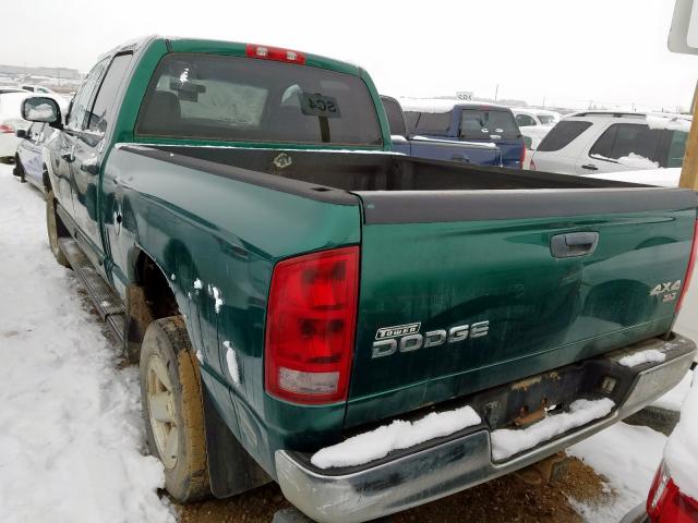 1D7HU18N63S200005 - 2003 DODGE RAM 1500 S GREEN photo 3