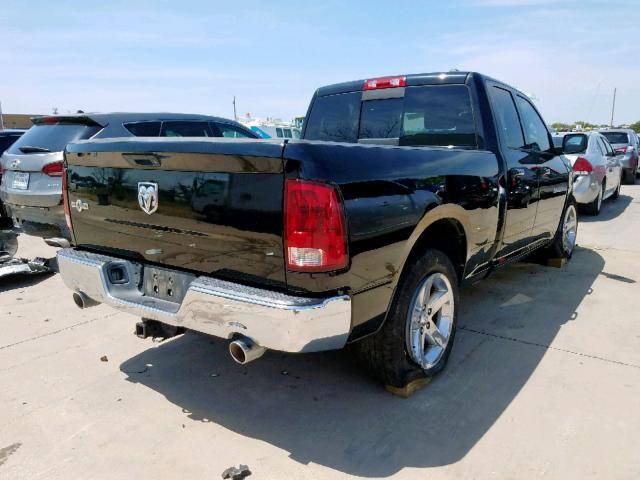 1C6RD6GT1CS330602 - 2012 DODGE RAM 1500 S BLACK photo 4