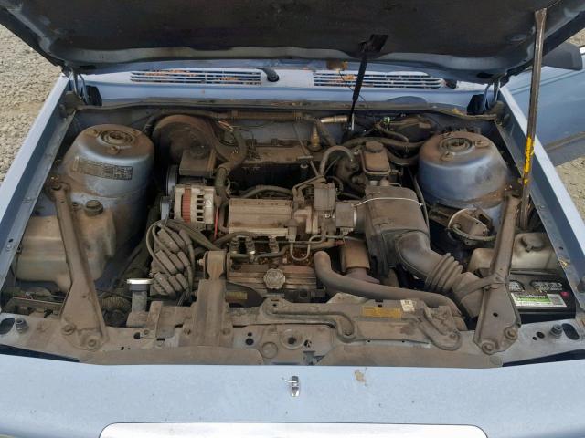 1G4AG54NXN6449205 - 1992 BUICK CENTURY SP BLUE photo 7