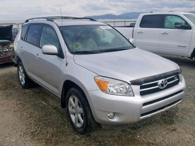 JTMBK31V785051010 - 2008 TOYOTA RAV4 LIMIT SILVER photo 1