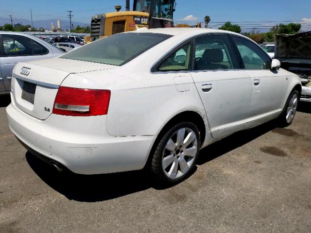 WAUAH74F56N131969 - 2006 AUDI A6 3.2 WHITE photo 4