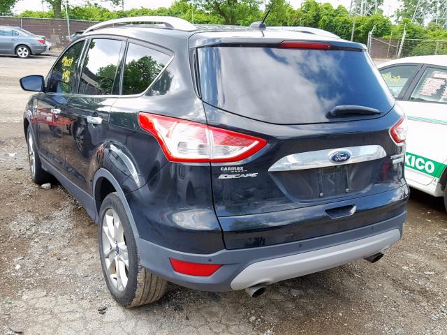 1FMCU0JX3EUD23676 - 2014 FORD ESCAPE TIT BLACK photo 3