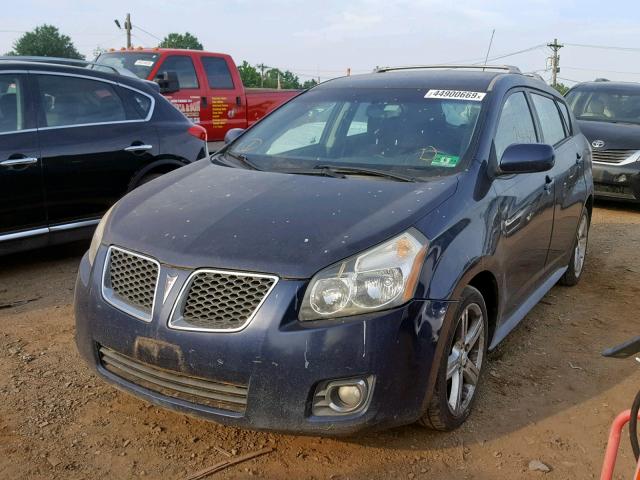 5Y2SP67029Z422888 - 2009 PONTIAC VIBE BLUE photo 2