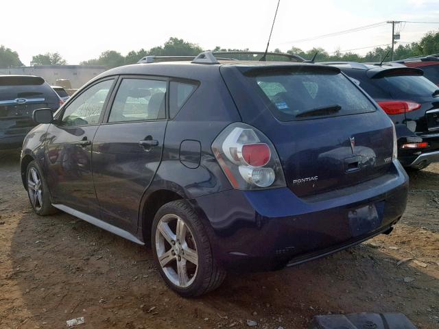 5Y2SP67029Z422888 - 2009 PONTIAC VIBE BLUE photo 3