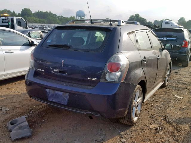 5Y2SP67029Z422888 - 2009 PONTIAC VIBE BLUE photo 4