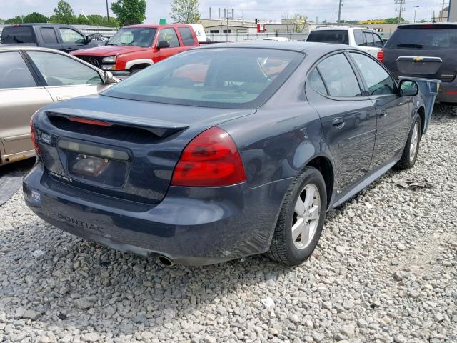 2G2WP552581149862 - 2008 PONTIAC GRAND PRIX CHARCOAL photo 4