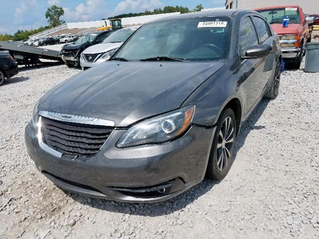 1C3CCBBB9EN190975 - 2014 CHRYSLER 200 TOURIN GRAY photo 2