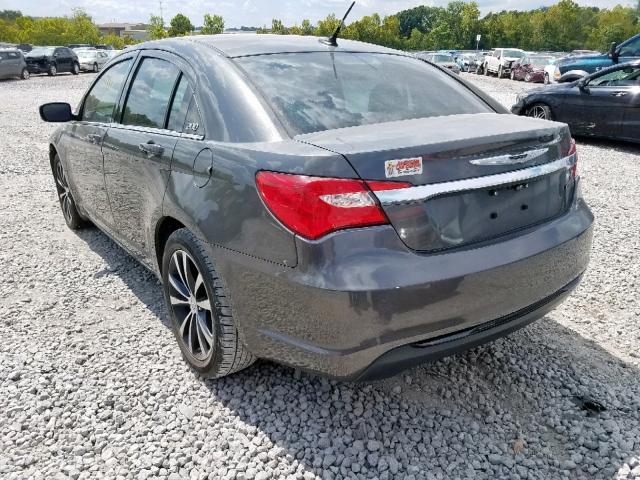 1C3CCBBB9EN190975 - 2014 CHRYSLER 200 TOURIN GRAY photo 3