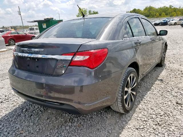 1C3CCBBB9EN190975 - 2014 CHRYSLER 200 TOURIN GRAY photo 4