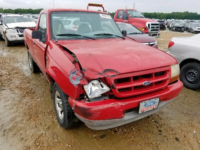 1FTYR10C4YPB74021 - 2000 FORD RANGER RED photo 1