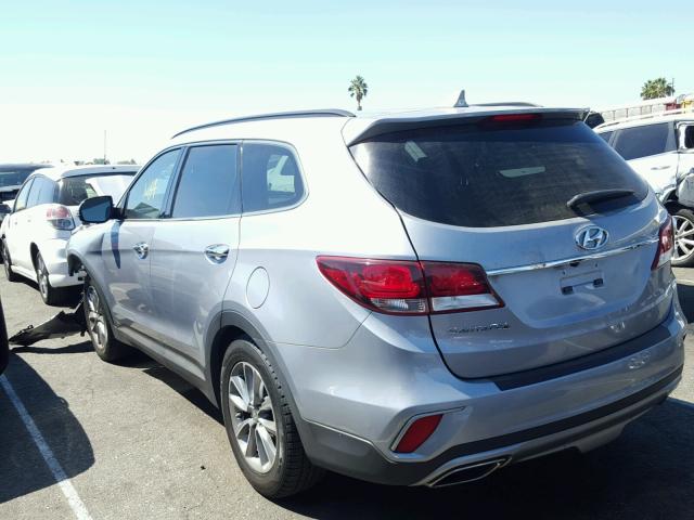 KM8SN4HF2HU248955 - 2017 HYUNDAI SANTA FE S SILVER photo 3