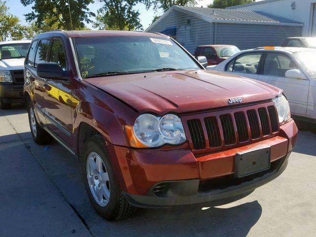 1J8GS48K18C166052 - 2008 JEEP GRAND CHER BURGUNDY photo 1