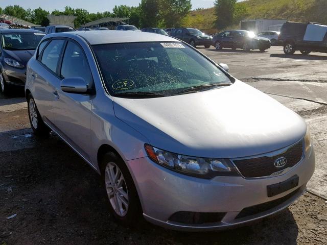 KNAFU5A23C5511444 - 2012 KIA FORTE EX SILVER photo 1