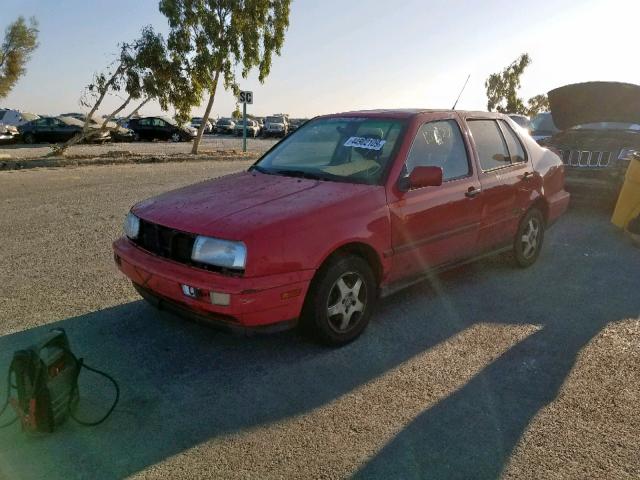 3VWVA81H0WM228010 - 1998 VOLKSWAGEN JETTA GT RED photo 2