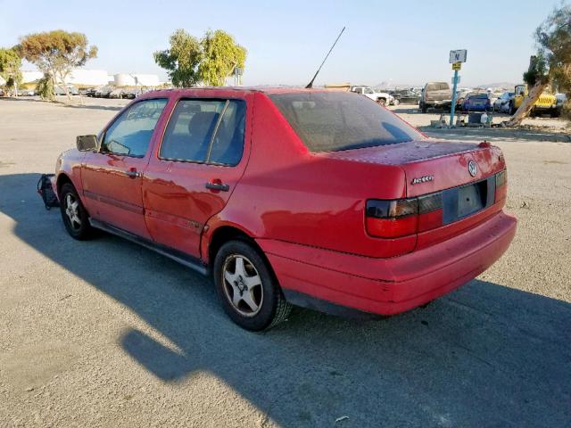 3VWVA81H0WM228010 - 1998 VOLKSWAGEN JETTA GT RED photo 3