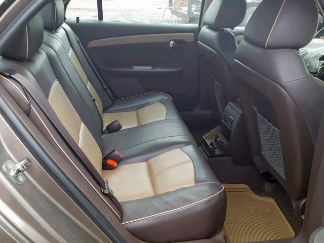 1G1ZE5E18BF390541 - 2011 CHEVROLET MALIBU LTZ ყავისფერი ფოტო 6