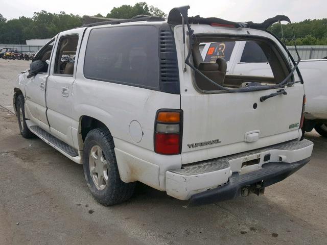 1GKFK66U04J181980 - 2004 GMC YUKON XL D WHITE photo 3