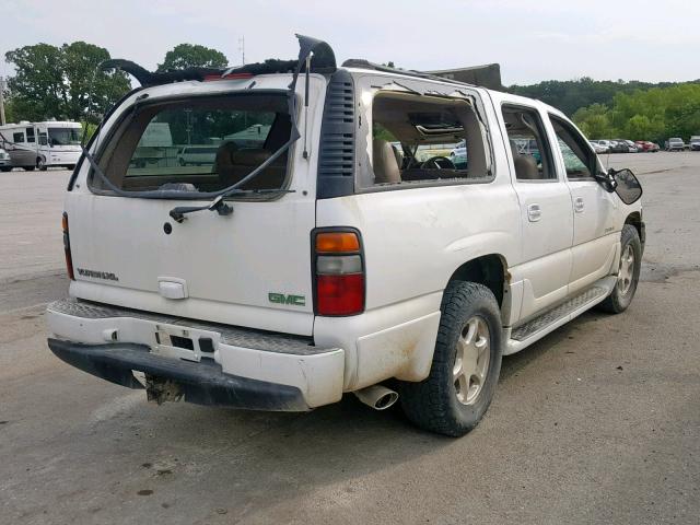 1GKFK66U04J181980 - 2004 GMC YUKON XL D WHITE photo 4