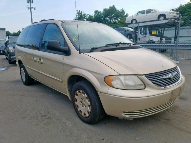 2C8GP44361R422141 - 2001 CHRYSLER TOWN & COU TAN photo 1