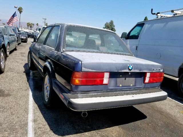 WBAAB5404H9806210 - 1987 BMW 325 BASE BLUE photo 3