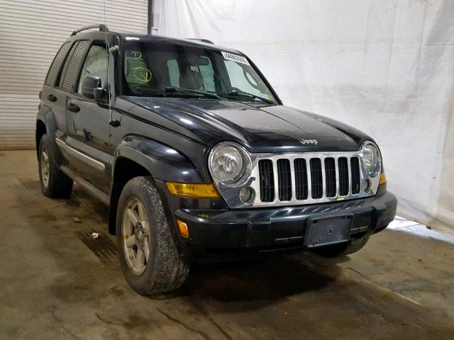 1J4GL58K35W547514 - 2005 JEEP LIBERTY LI BLACK photo 1