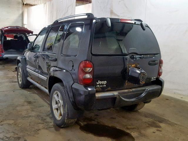 1J4GL58K35W547514 - 2005 JEEP LIBERTY LI BLACK photo 3