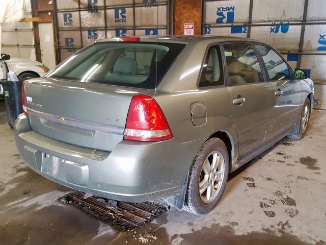 1G1ZT62805F256012 - 2005 CHEVROLET MALIBU MAX 绿色 照片 4