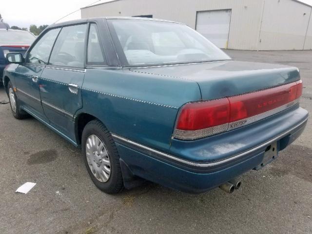 4S3BC632XN7620191 - 1992 SUBARU LEGACY L GREEN photo 3