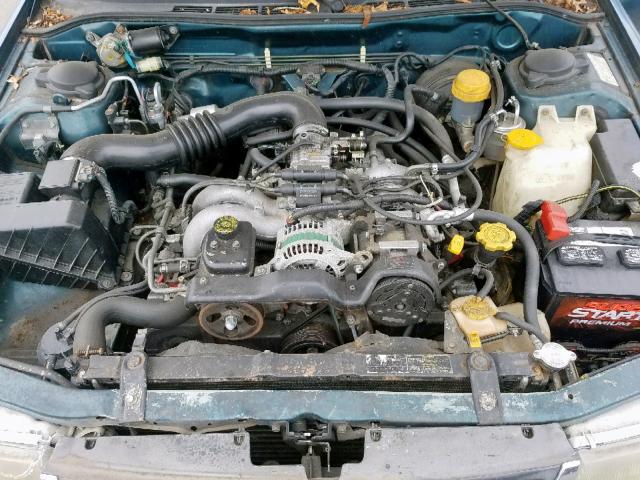 4S3BC632XN7620191 - 1992 SUBARU LEGACY L GREEN photo 7