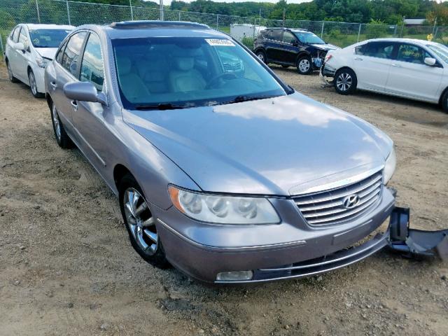 KMHFC46F36A084818 - 2006 HYUNDAI AZERA SE GRAY photo 1